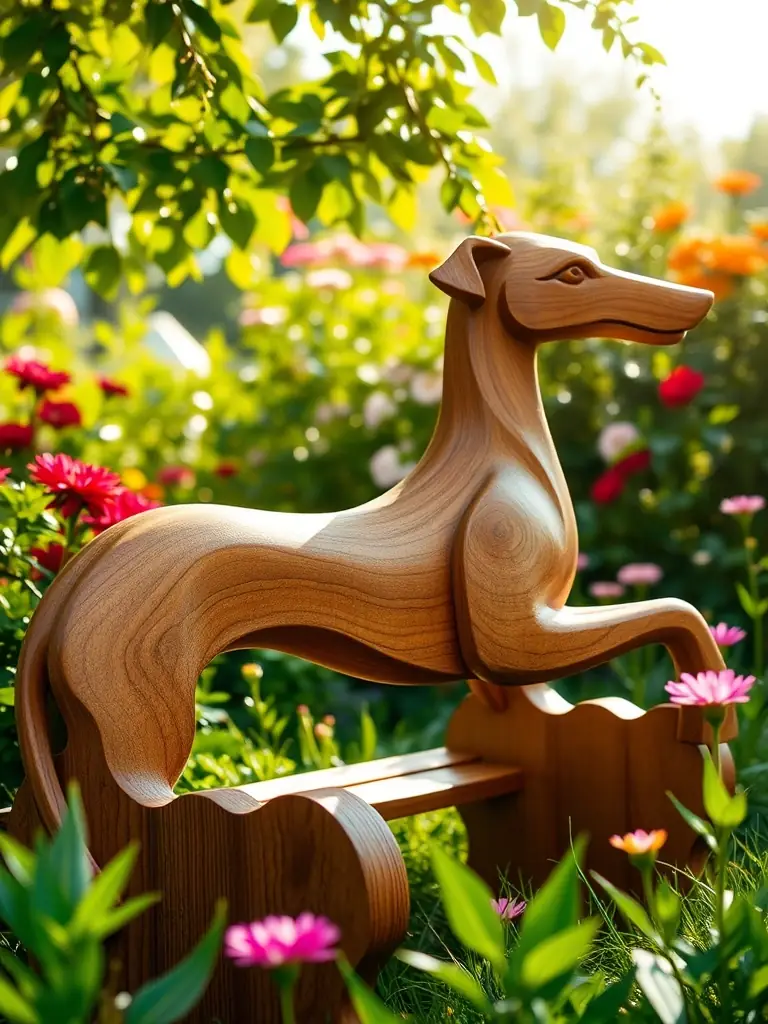 Close-up of a bench crafted from white oak wood, showcasing its light brown color and prominent grain pattern, highlighting its versatility and classic appeal.